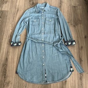 Draper James chambray dress.
